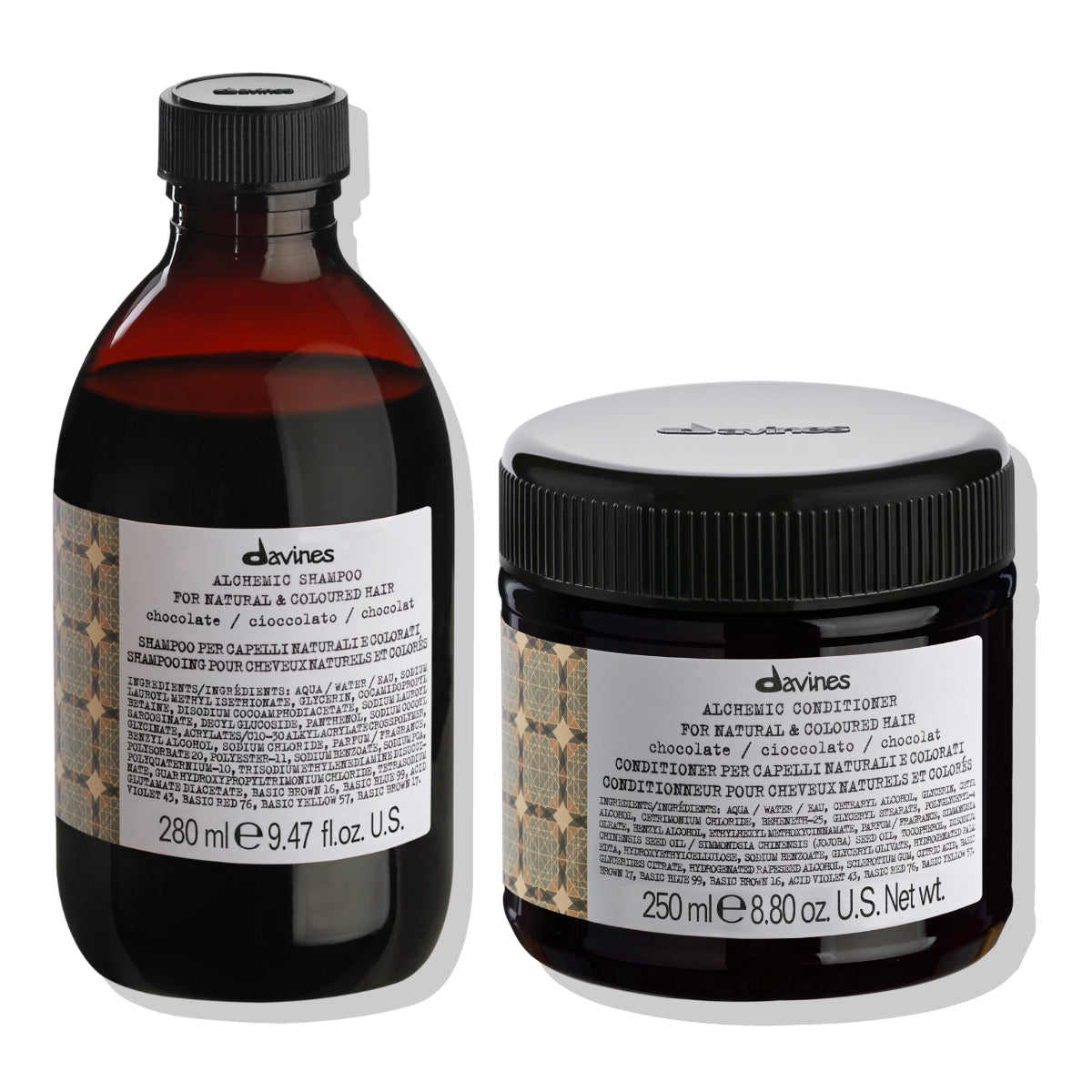 Pack Shampoo + Acondicionador Chocolate Alchemic Davines