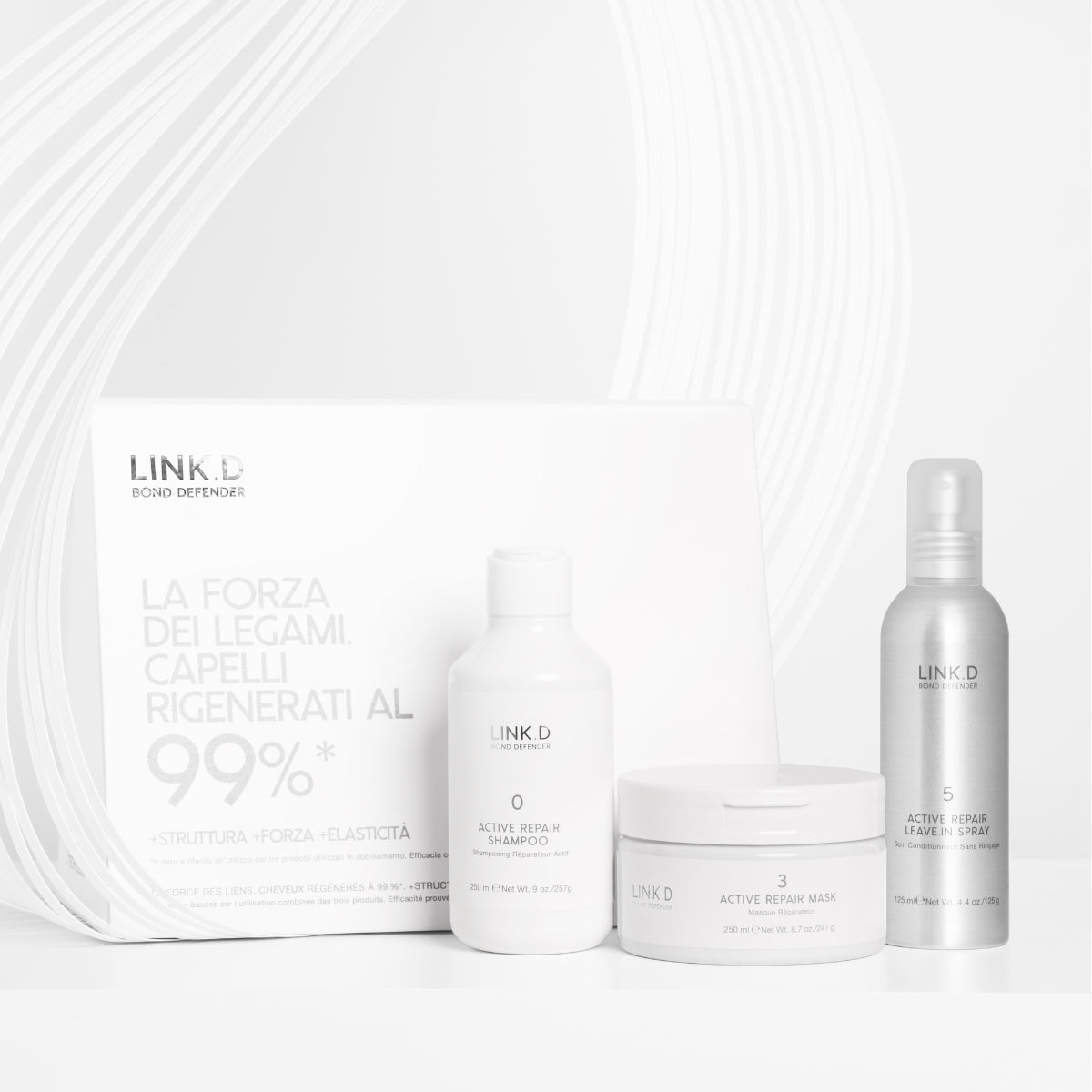 Kit Capilar Reconstrucción Paso 0, 3 y 5 Link D