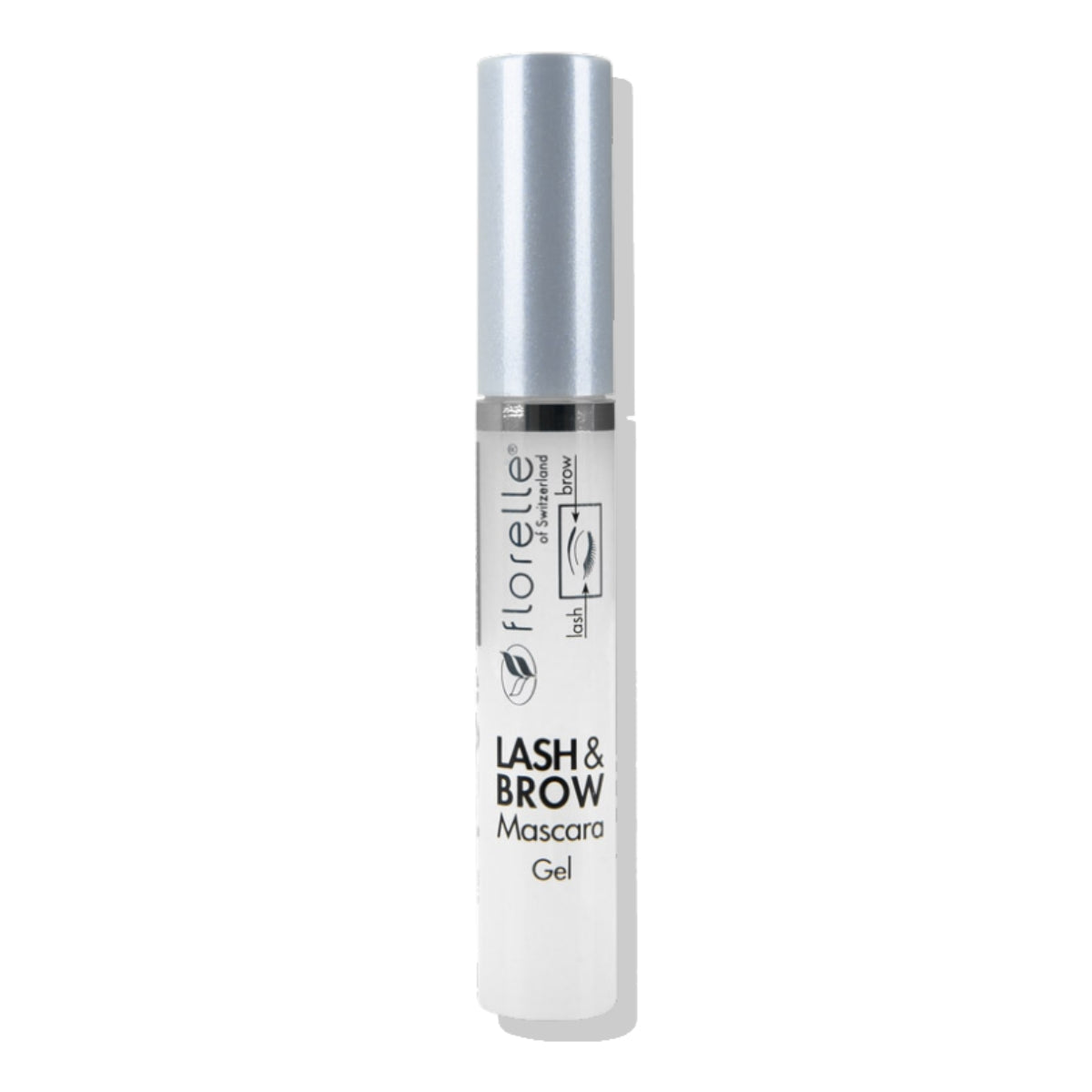 Máscara De Pestañas y Cejas Gel Transparente Lash Brow Fl268 Florelle
