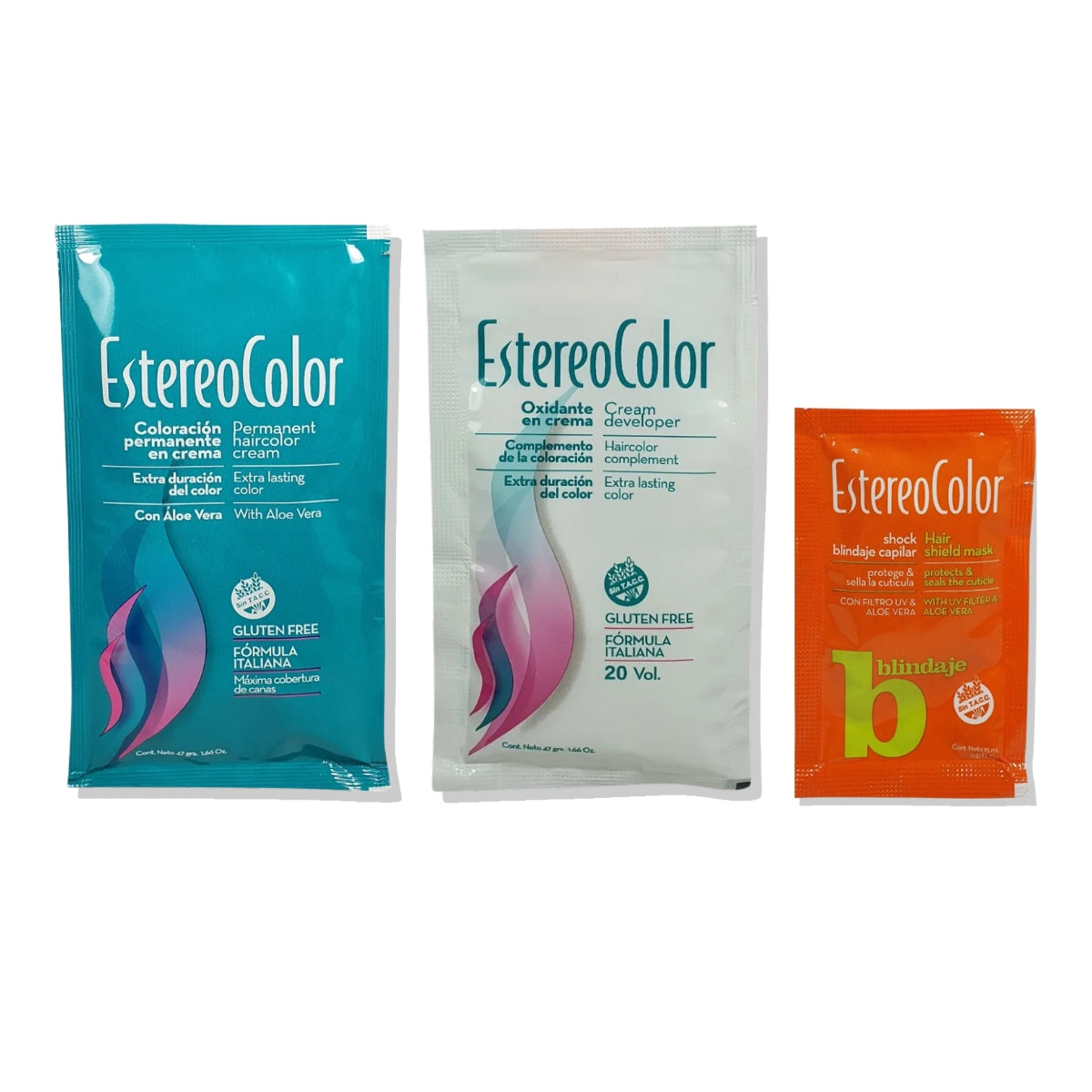 Kit Tintura Con Aloe Vera Estereocolor