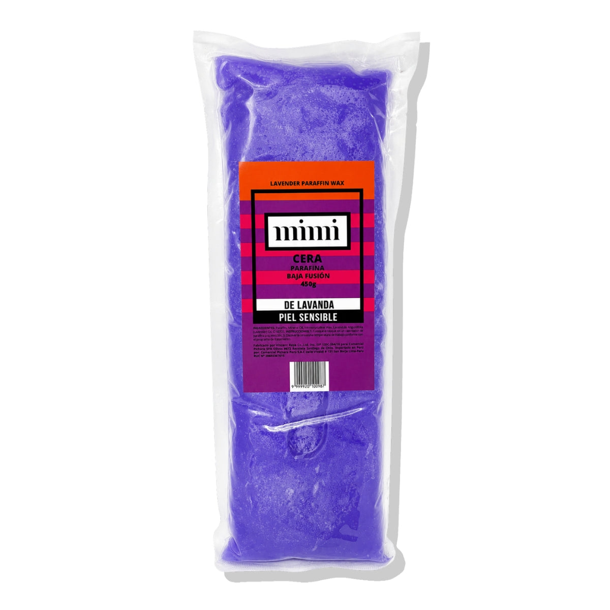 Parafina Lavanda 450gr Mimi