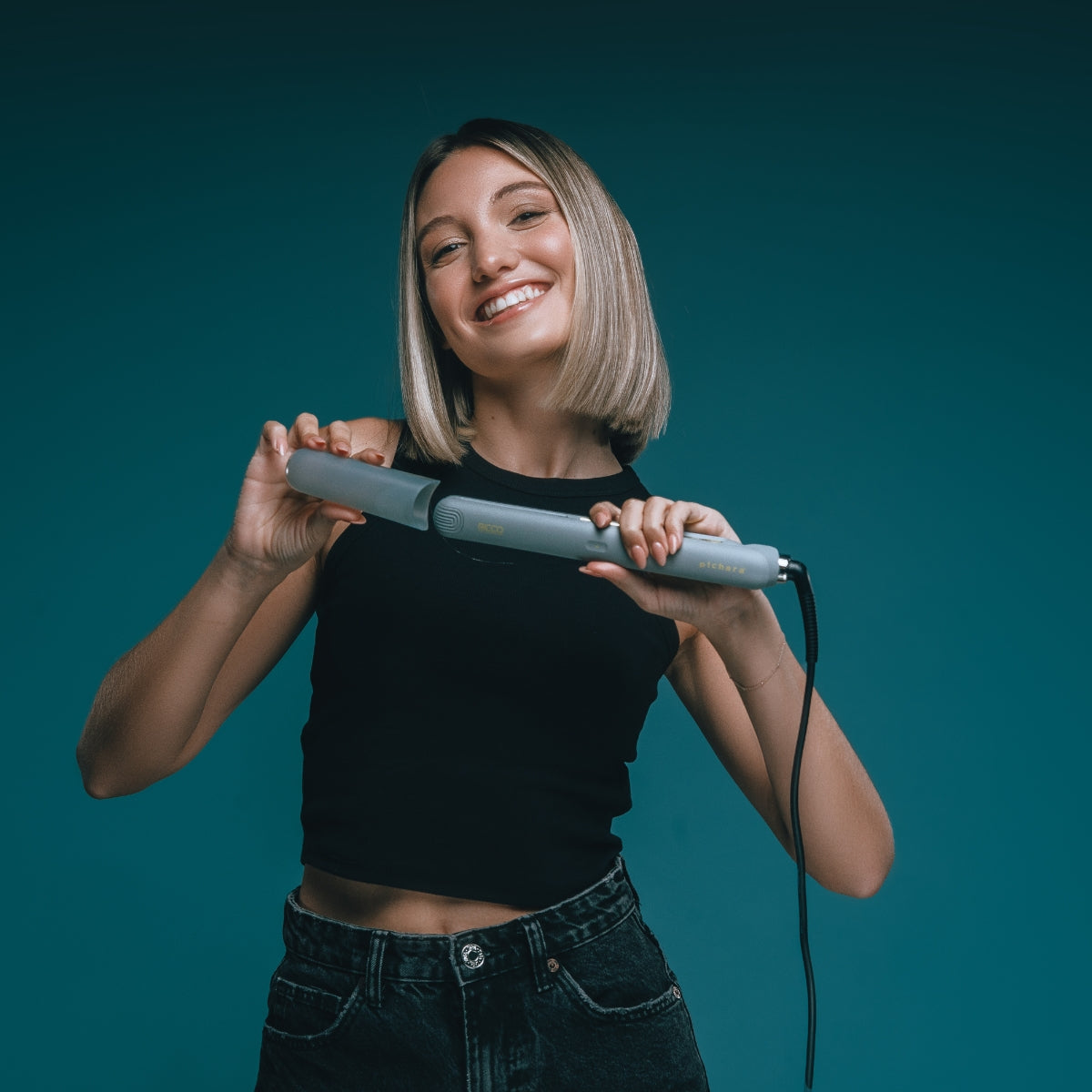 Plancha De Cabello Full Digital Pro 220C Ricco