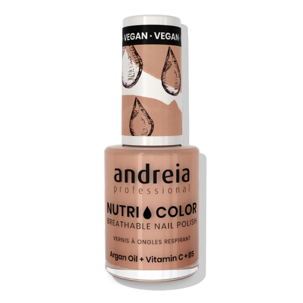 Esmalte Tradicional Con Aceite de Argán, Vitamina C y B5 Nutricolor Andreia