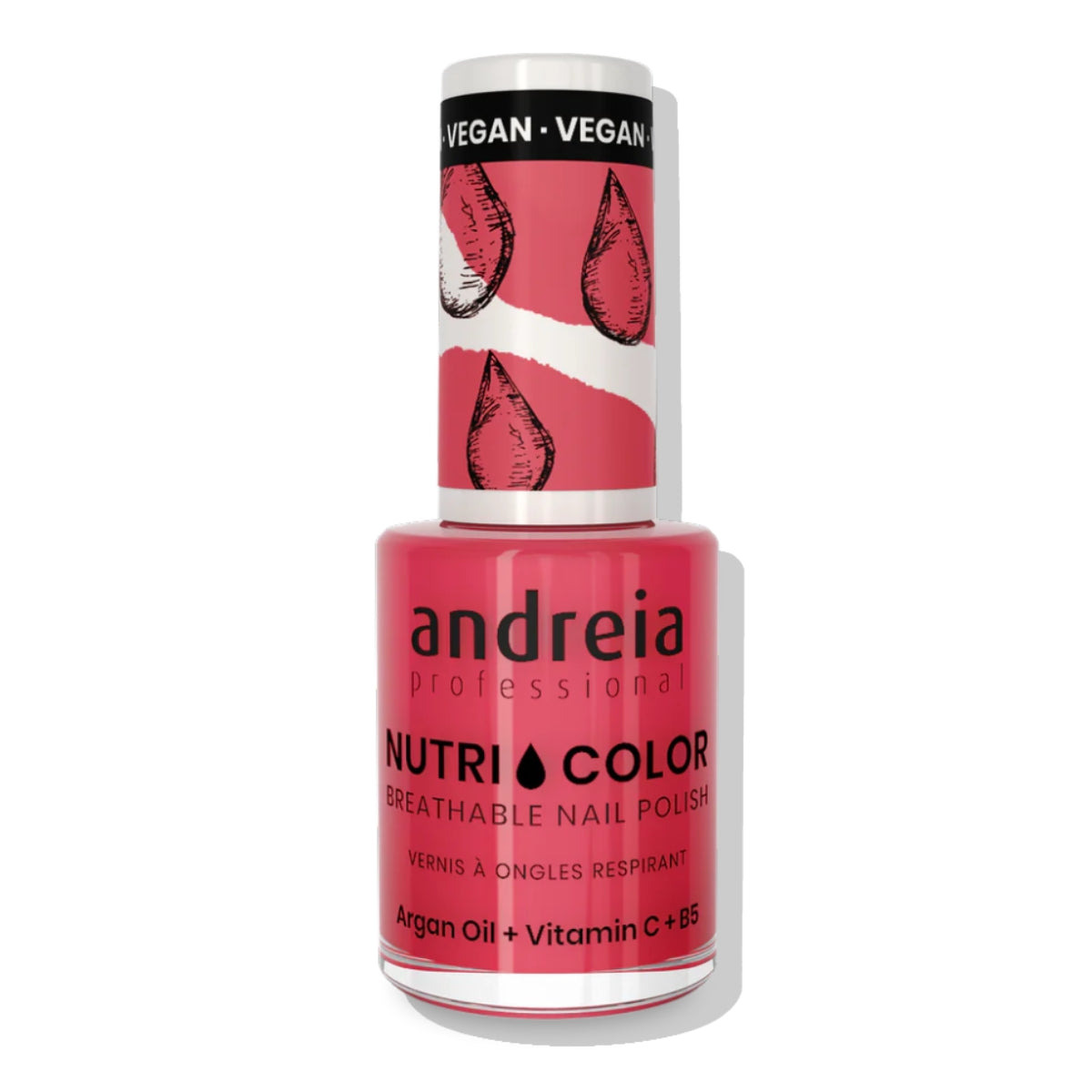 Esmalte Tradicional Con Aceite de Argán, Vitamina C y B5 Nutricolor Andreia