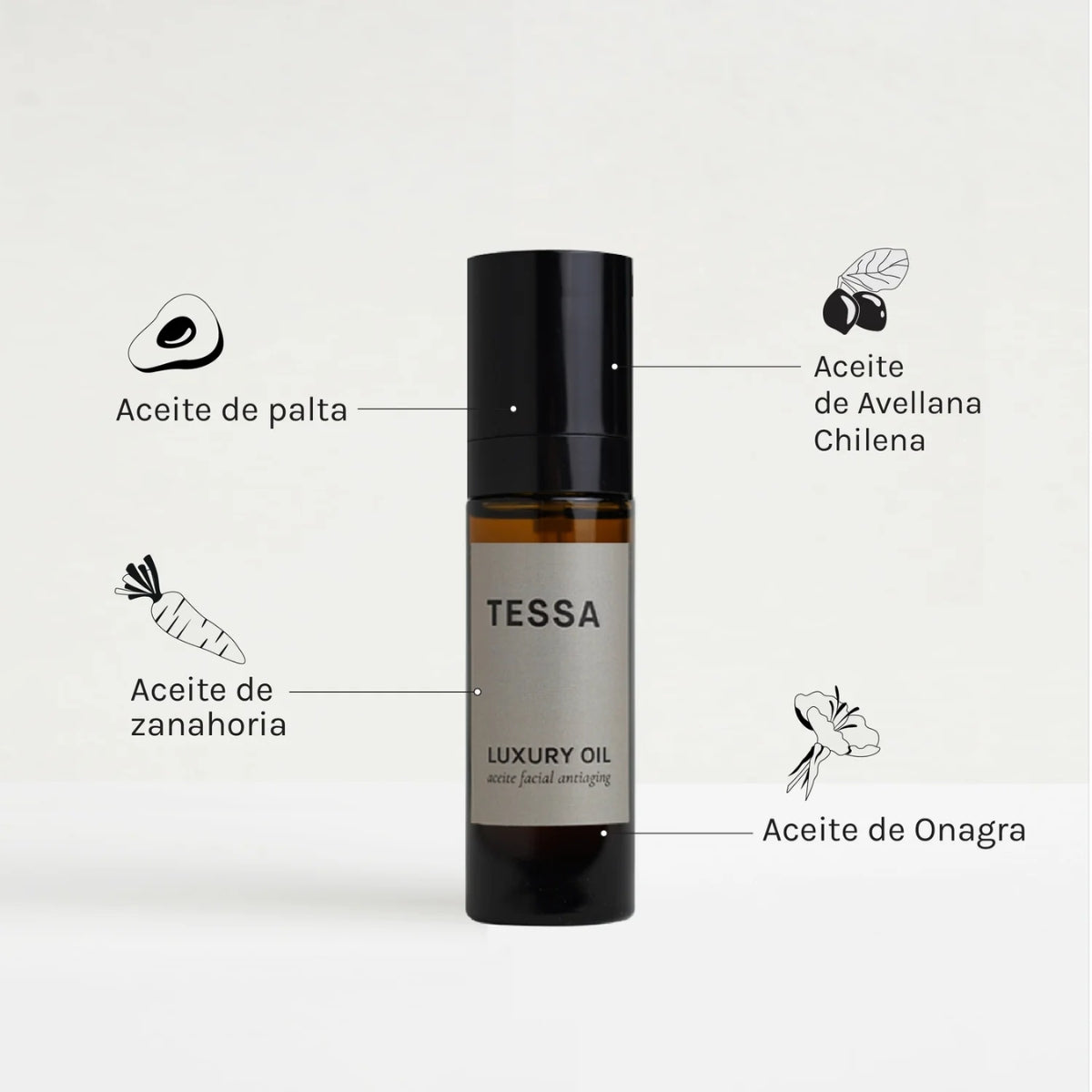 Óleo Facial Antiage Luxury Oil Tessa