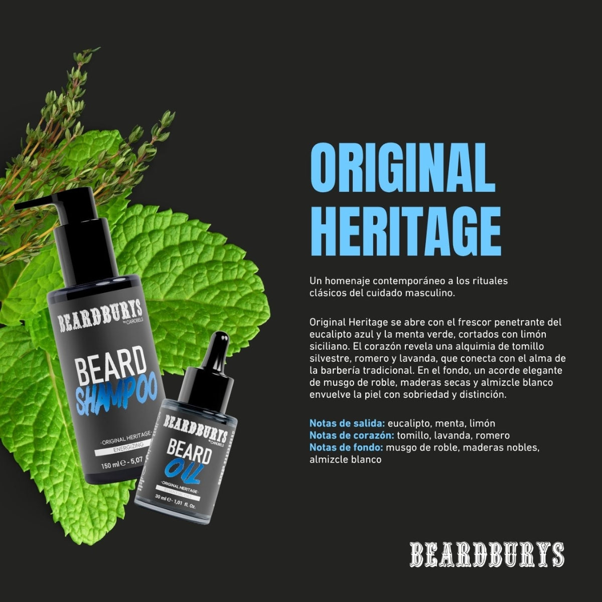 Óleo Barba Origital Heritage Beardburys