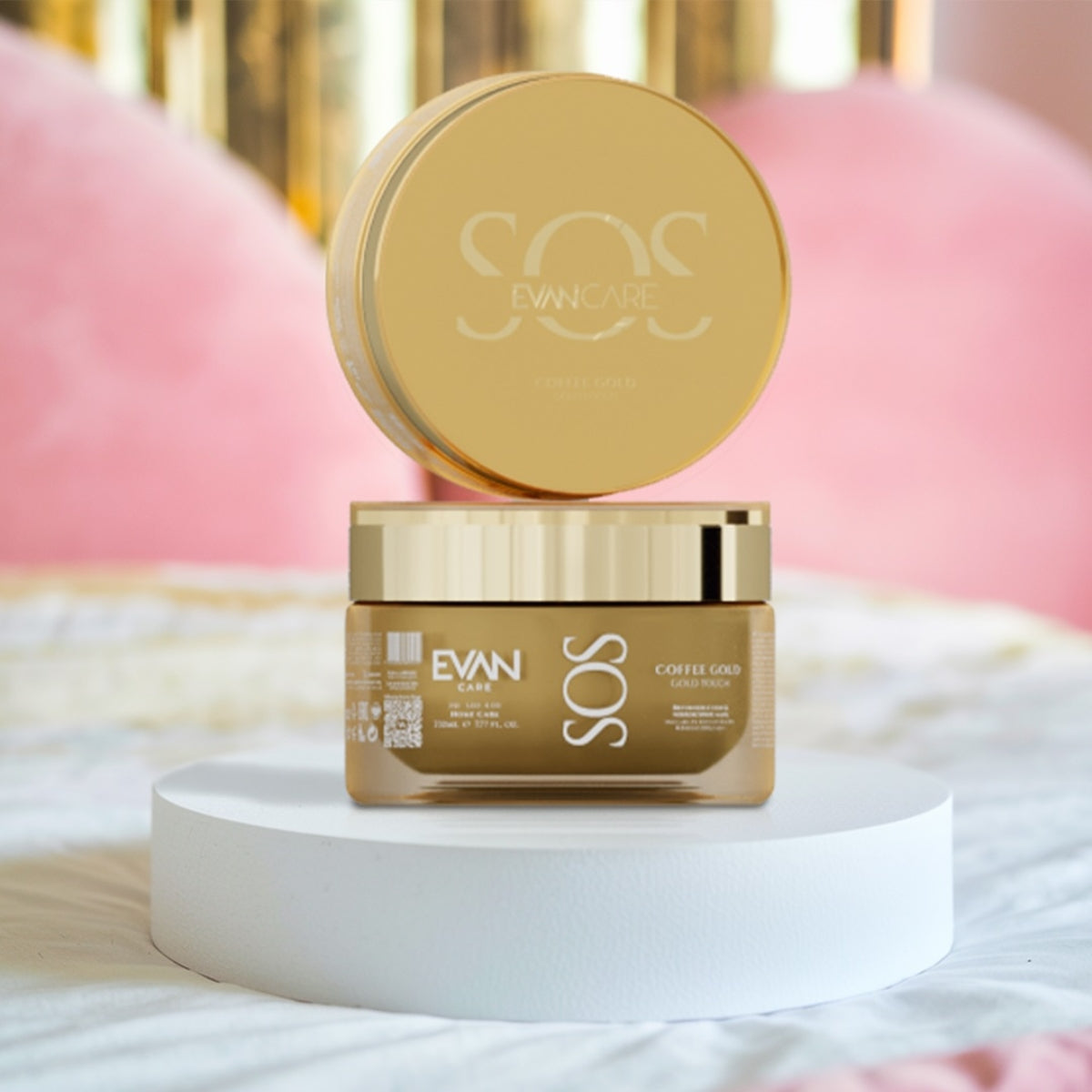 Máscara Liso Perfecto SOS Coffee Gold Evan Care