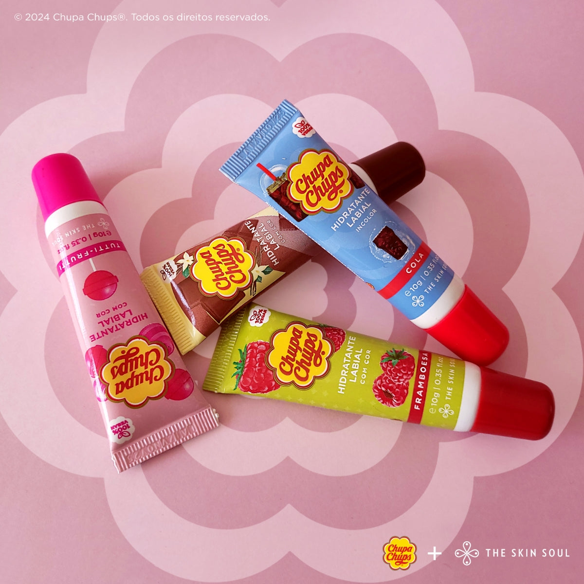 Bálsamo Labial Hidratante Choco Vainilla Chupa Chups