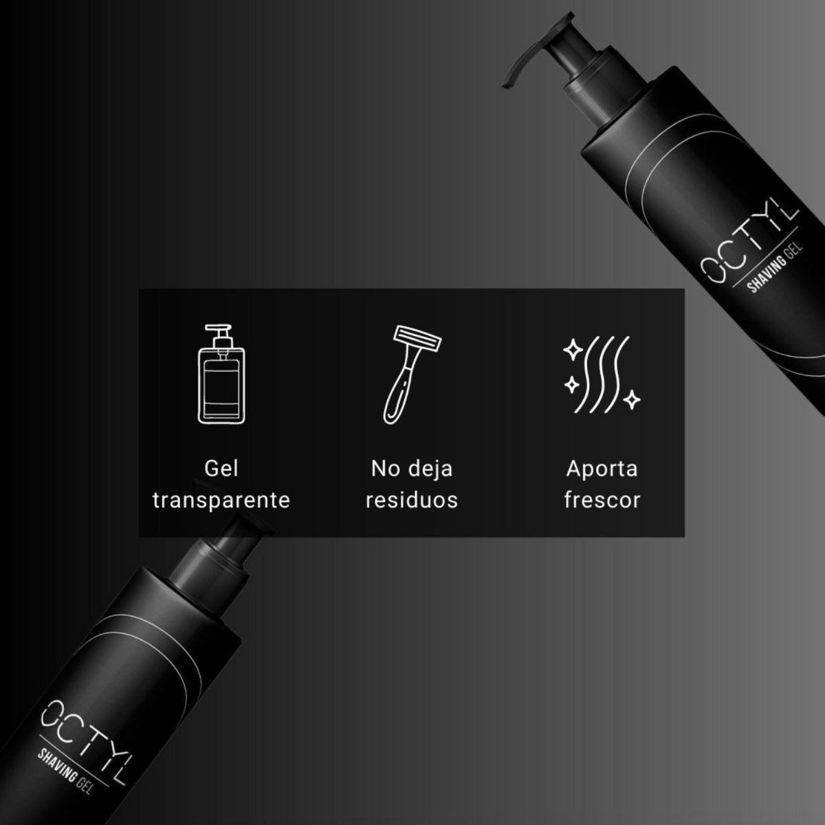 Gel Afeitado Transparente Octyl