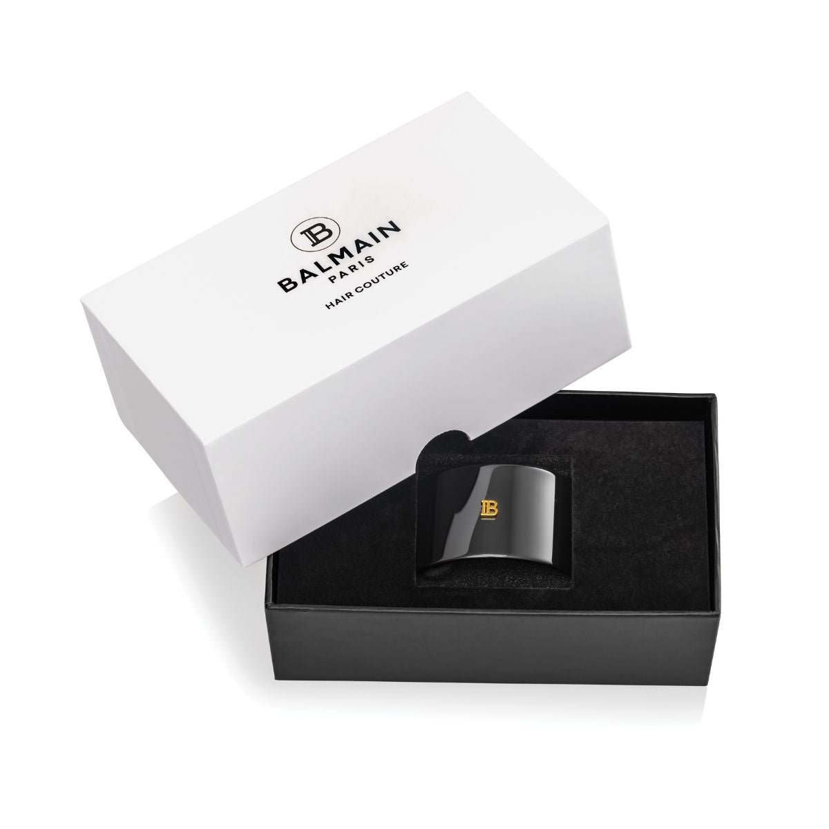 Colet Black Logo 18K Balmain
