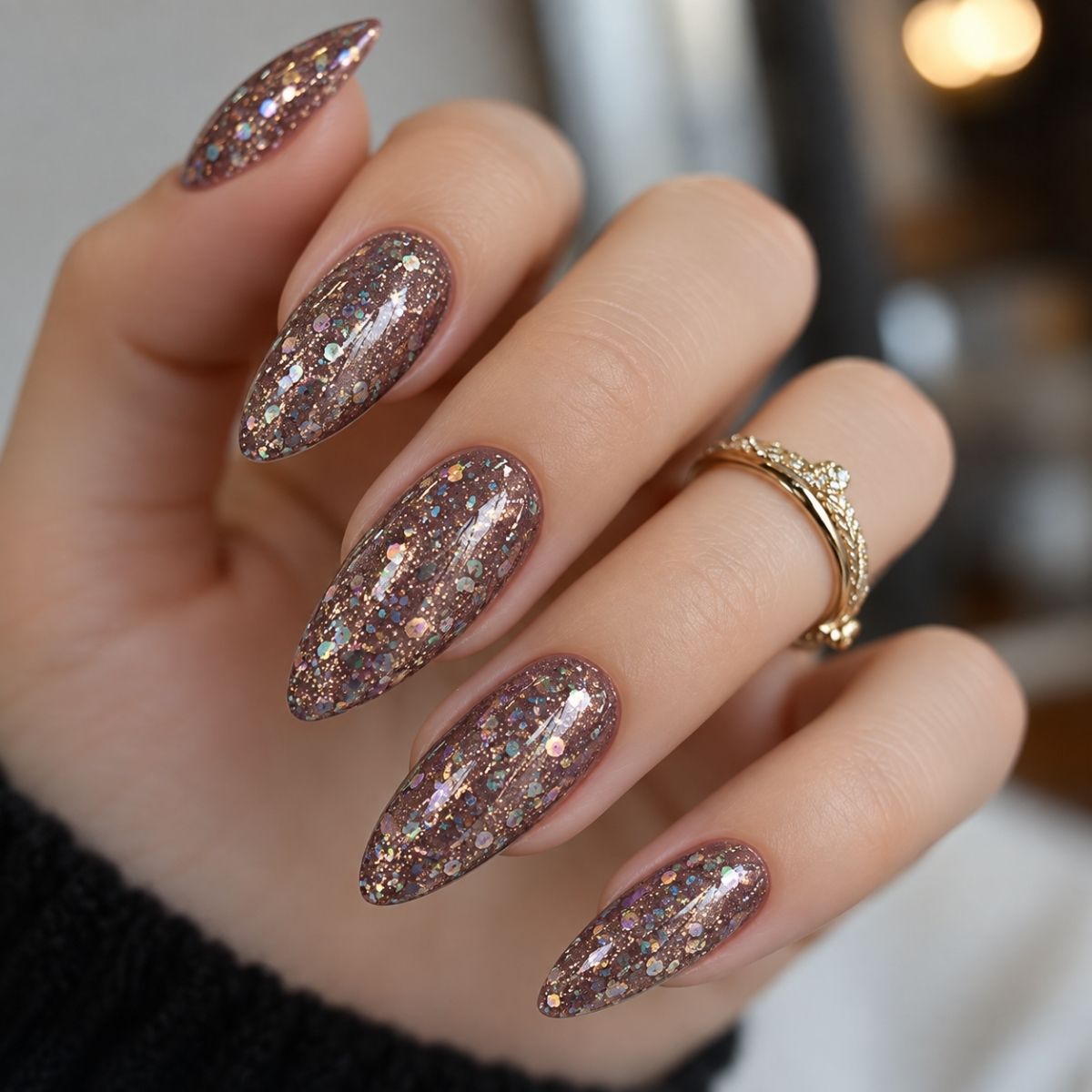 Esmalte Semipermanente Sin Tpo Brillos & Glitter Bcolor Gel On Off 14ml Thuya