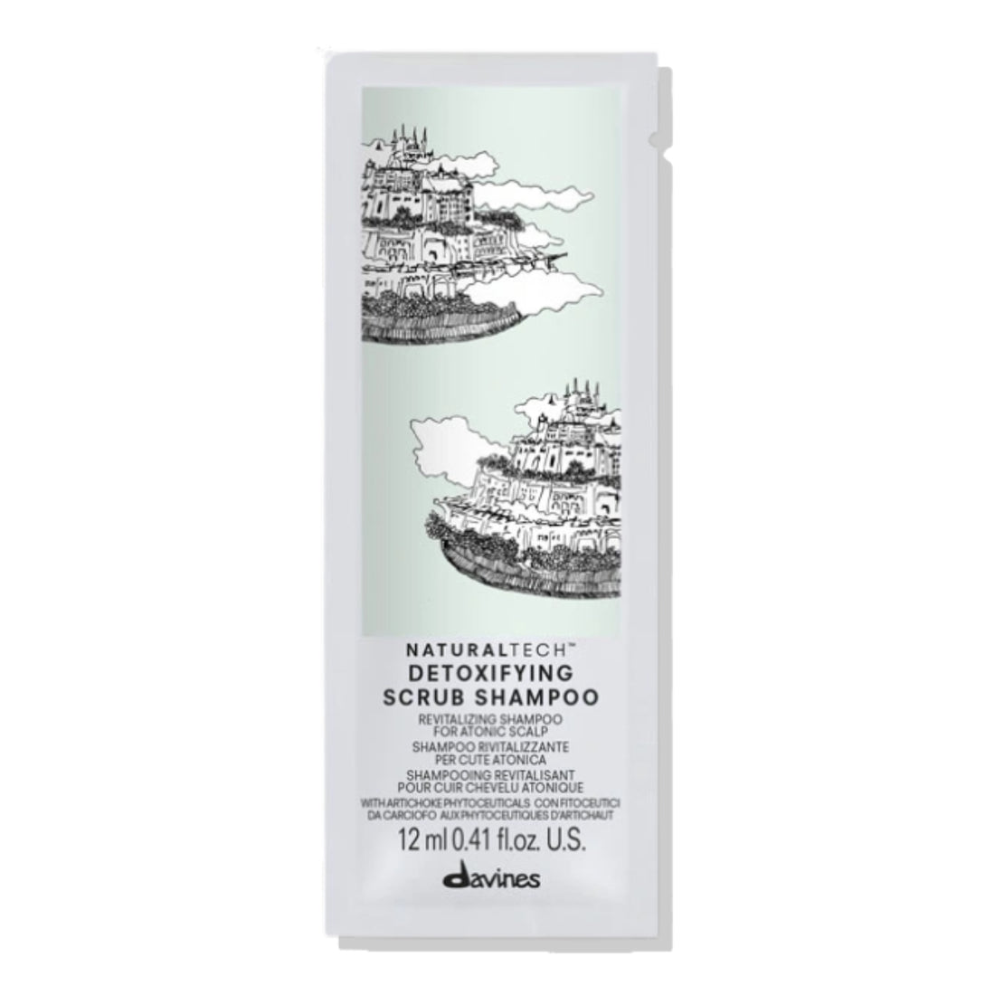 Sachet Shampoo Detoxifying Scrub 12ml Davines