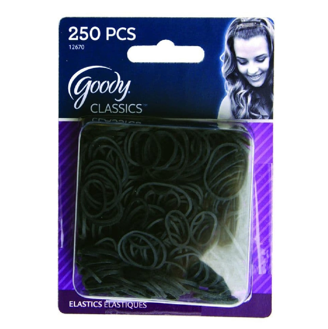 Pack Elásticos Negro 250 Unidades Goody