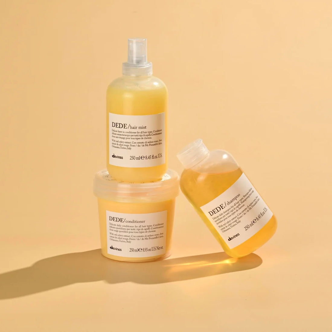 Pack Shampoo + Acondicionador + Loción Dede Davines