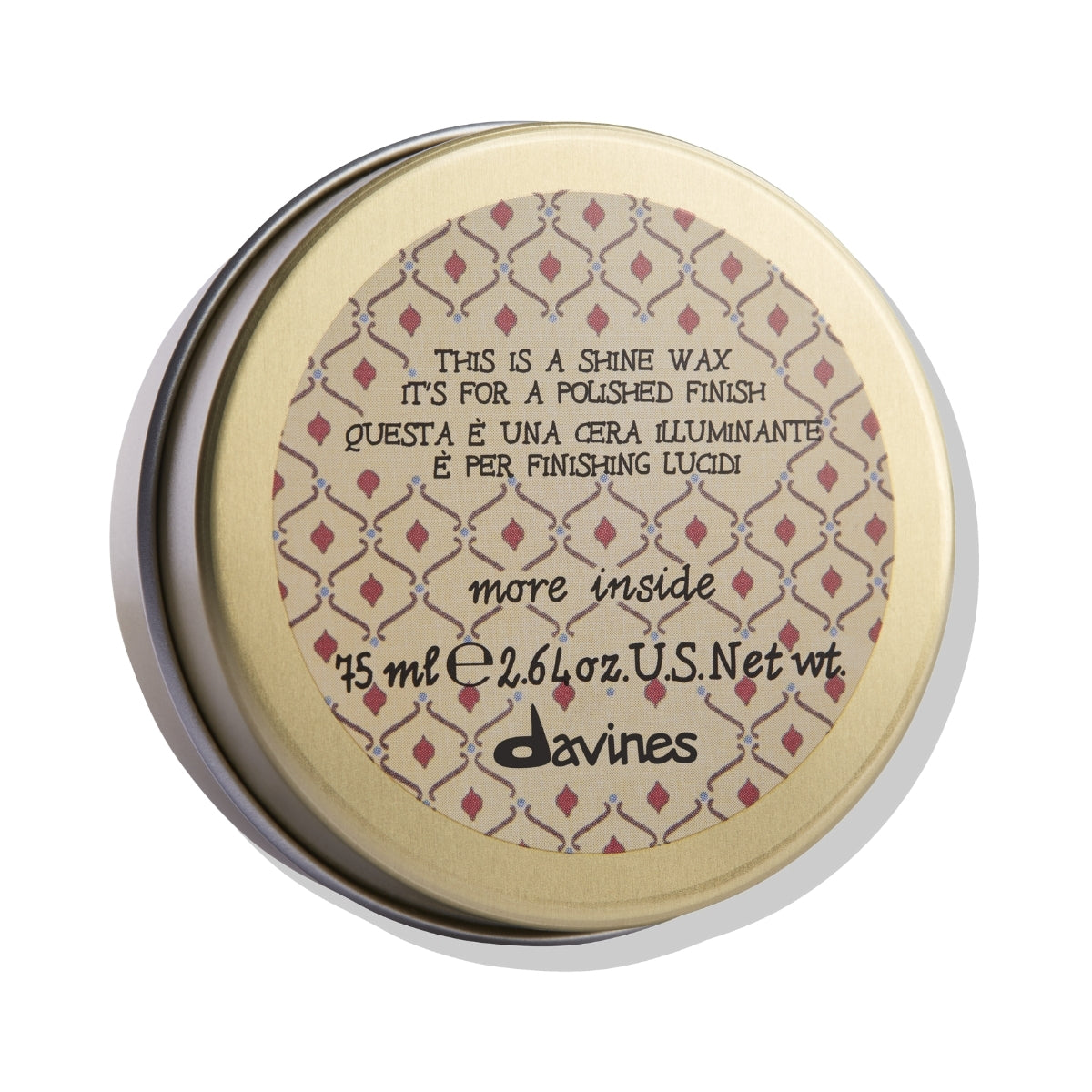 Cera Brillo Fijación Suave More Inside Davines - 75 ML