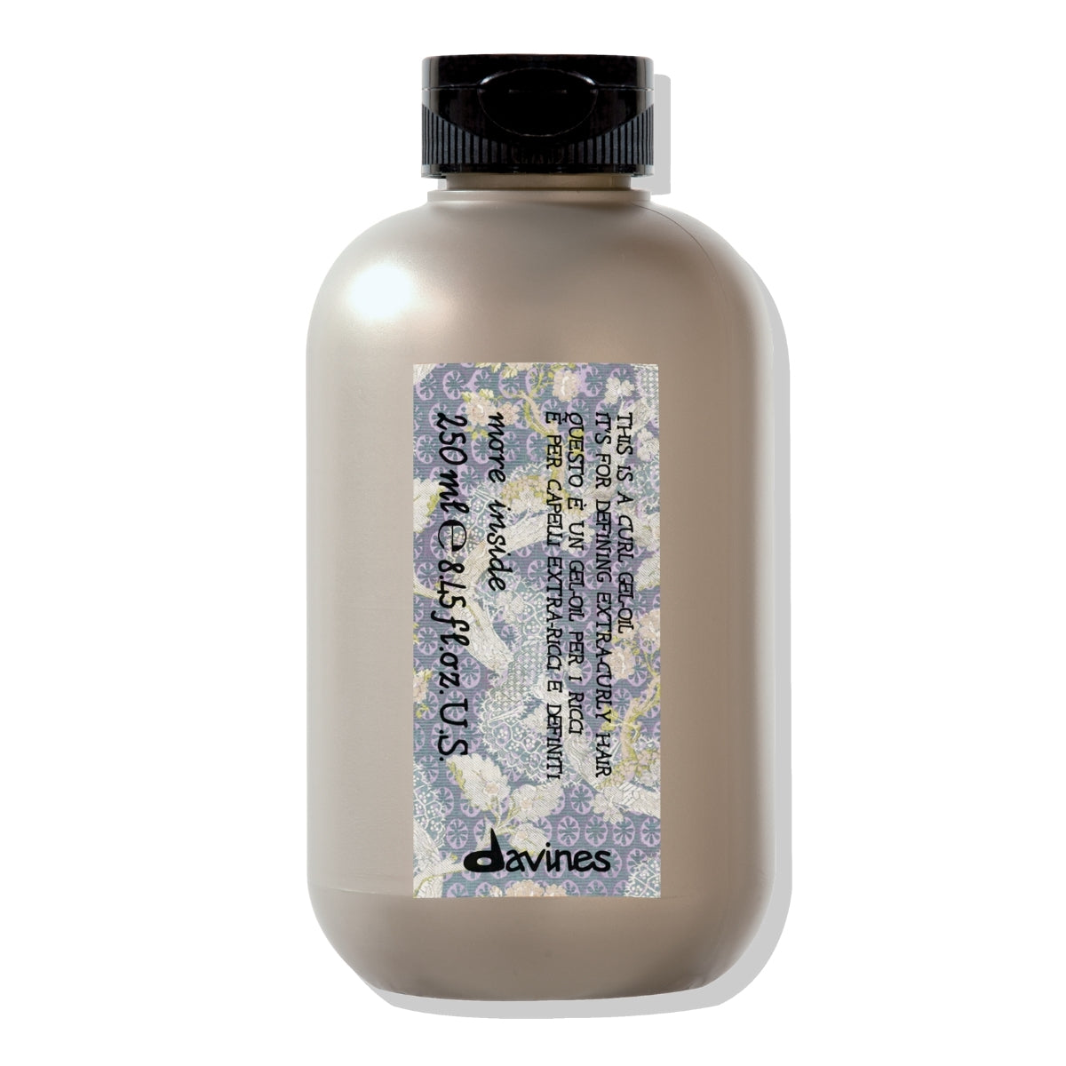 Gel Hidratante Extra Curl Cabello Rizado 250ml Davines - 250 ML