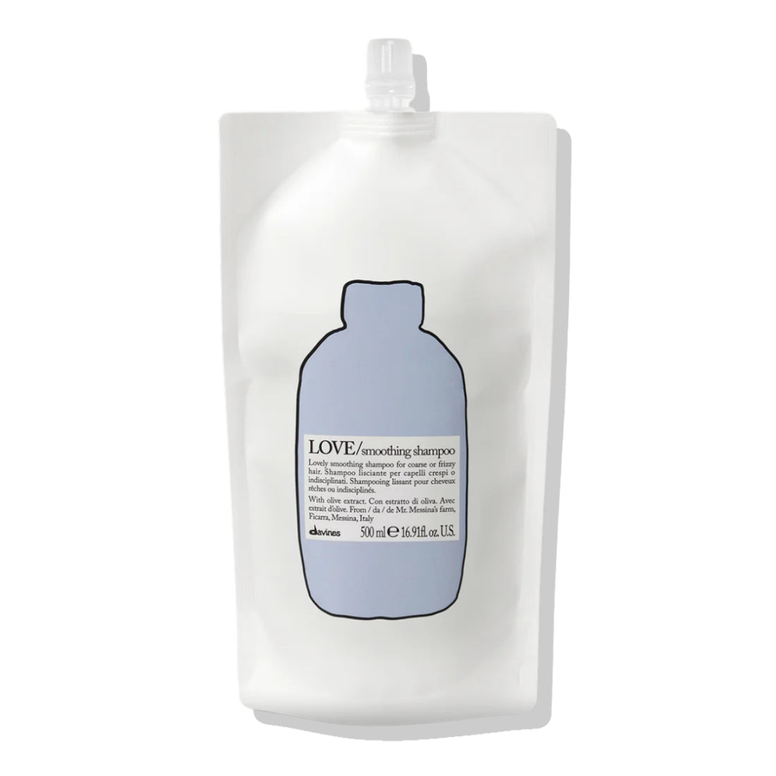 Refill Shampoo Anti Frizz Essential Love Smoothing Davines