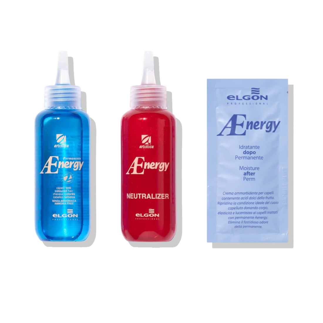 Permanente Aenergy 2 Sin Amoniaco Cabello Tinturado Elgon