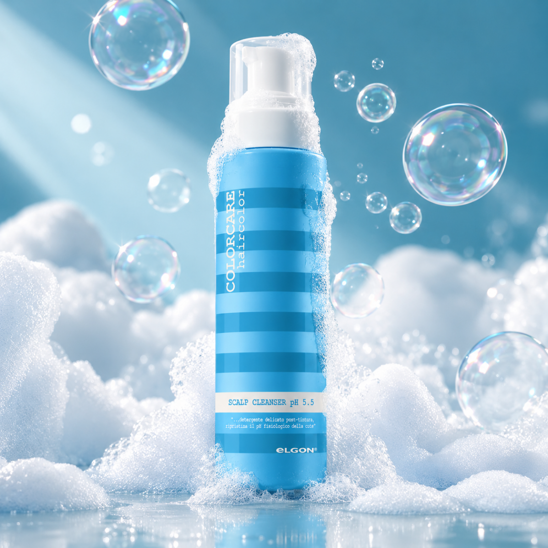 Mousse Limpiador Post Coloración Scalp Colorcare Elgon