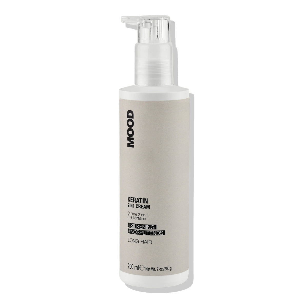 Crema De Peinar Keratina Cabellos Largos 2 En 1 Mood - 200 ML