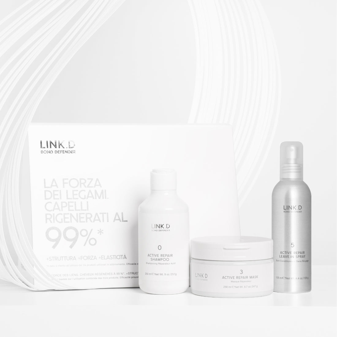 Kit Capilar Reconstrucción Paso 0, 3 y 5 Link D