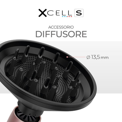 Secadora Profesional Xcell S Gold Rose Gamma Piu