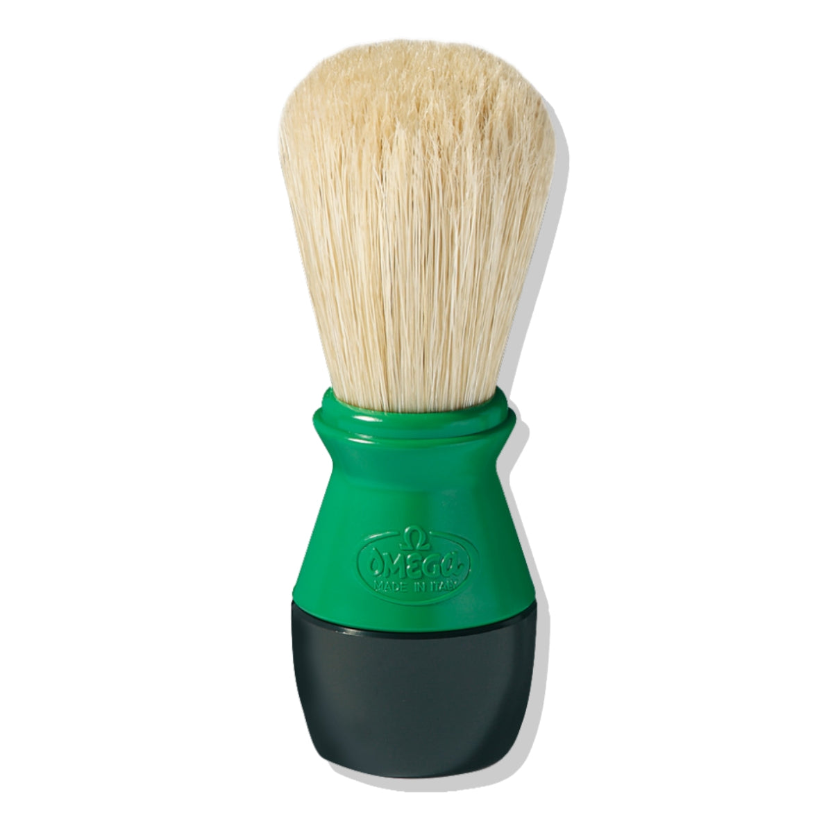 Hisopo De Afeitar Cerda De Jabalí Mango Bicolor Omega - Único