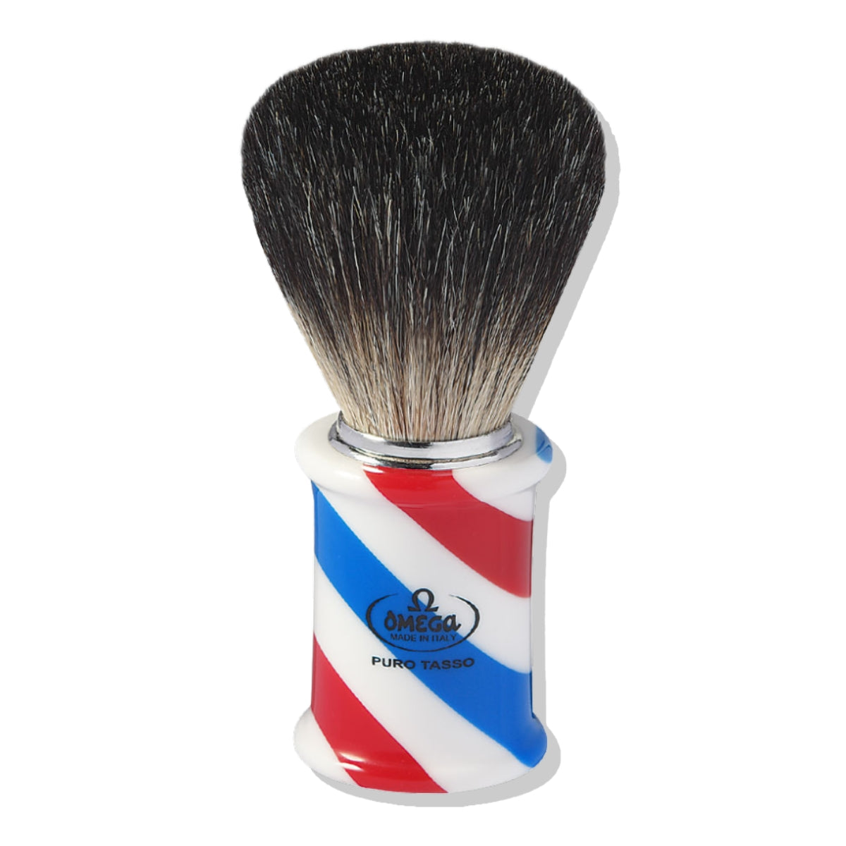 Hisopo De Afeitar Cerda Barber Pole Omega - Único