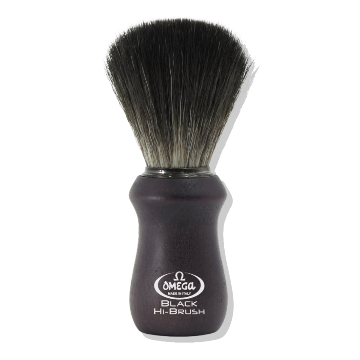 Hisopo De Afeitar Sintético Hi-Brush Negro Omega - NEGRO