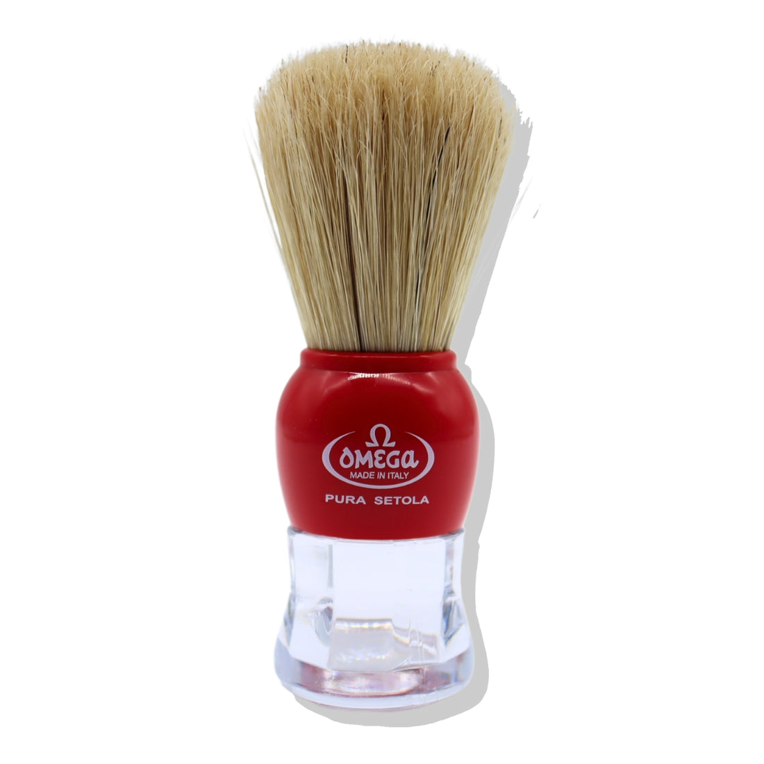 Hisopo De Afeitar Rojo Omega