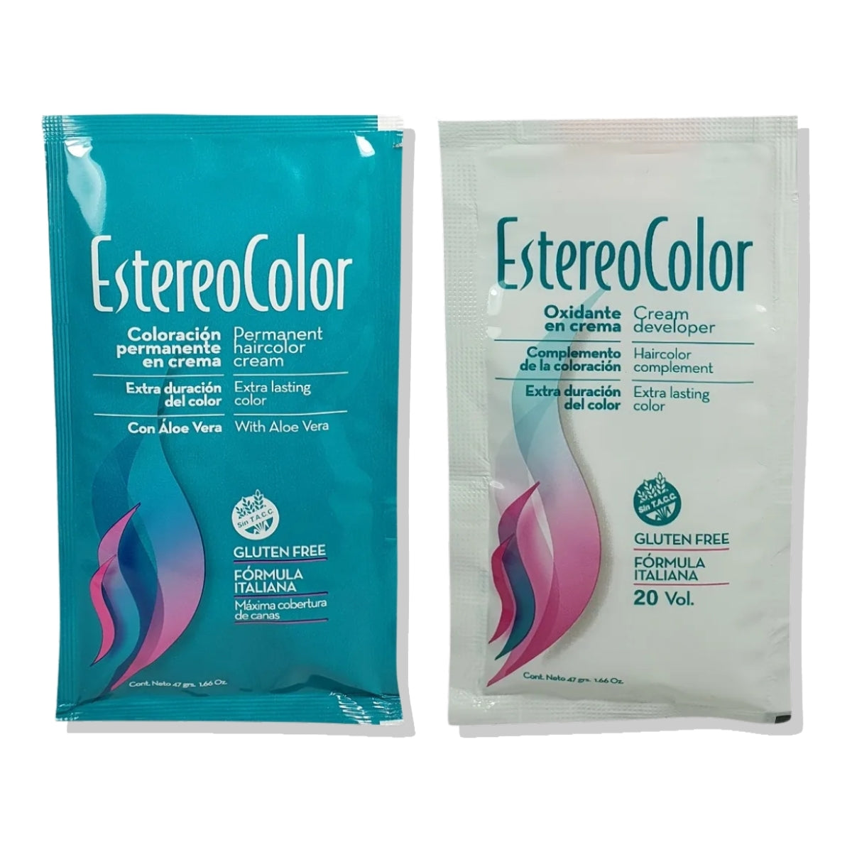Coloración En Crema + Oxidante 20 Vol Estereocolor