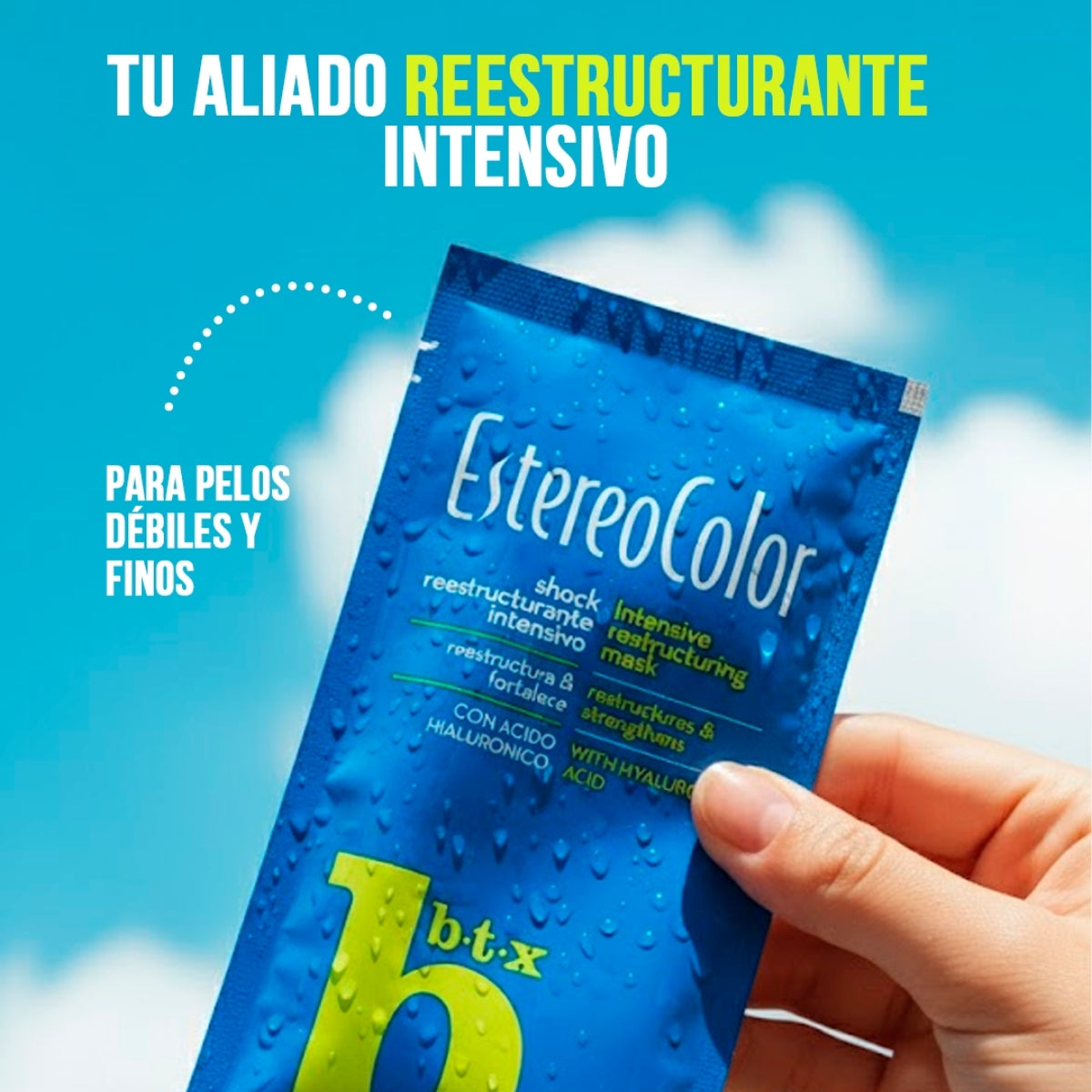 Mascarilla Capilar Shock Reestructurante Btx Estereocolor