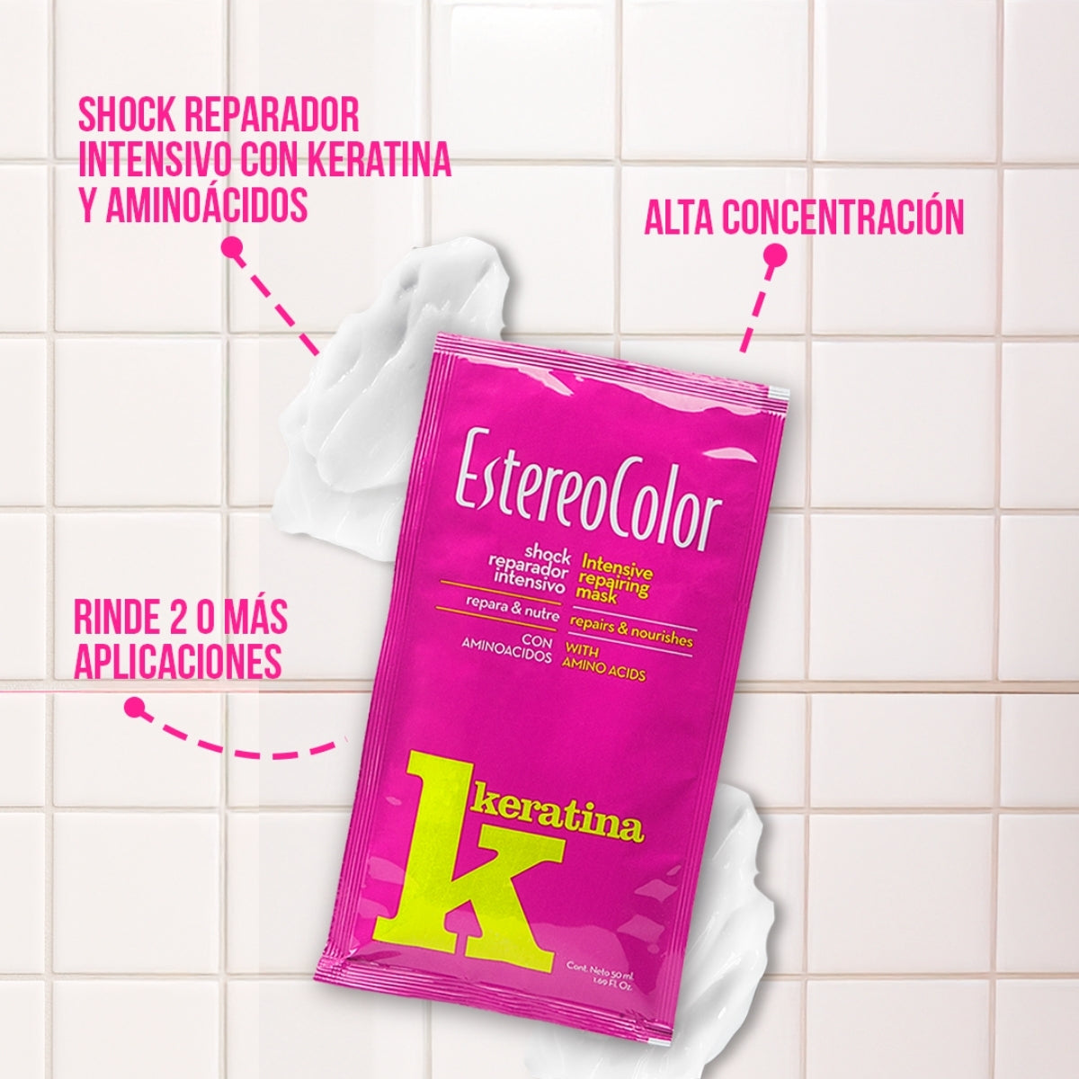 Mascarilla Capilar Shock Keratina Estereocolor