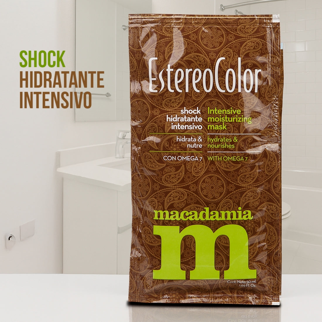 Mascarilla Capilar Shock Hidratante Macadamia Estereocolor