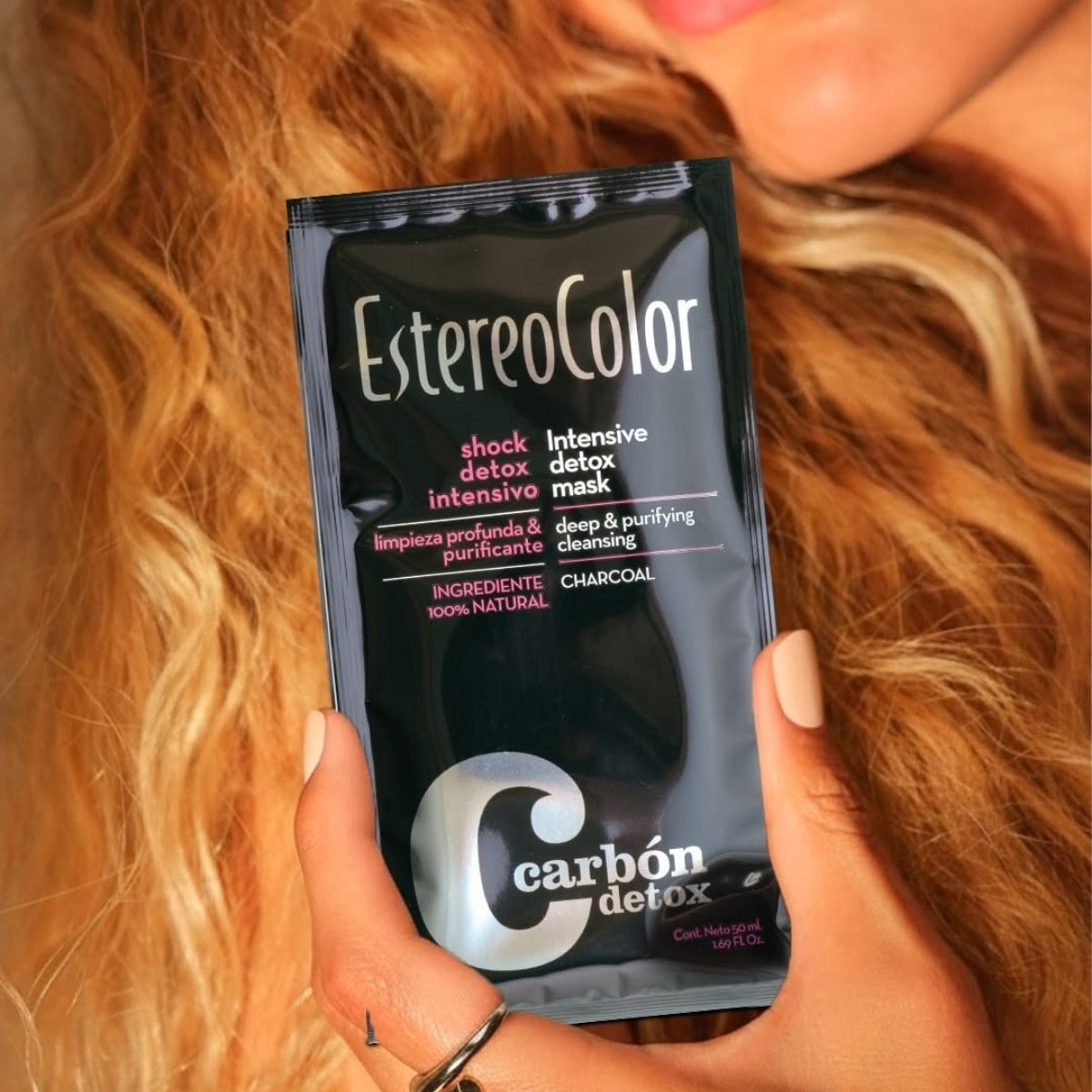 Mascarilla Capilar Shock Carbón Detox Estereocolor