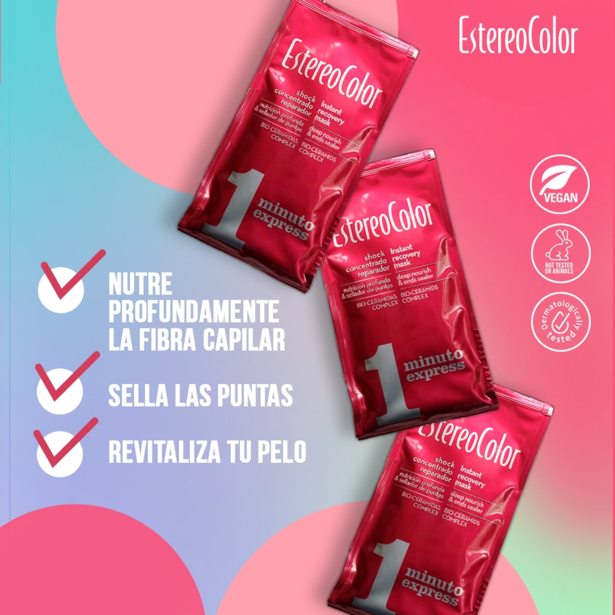 Mascarilla Capilar Shock Express 1 Minuto Estereocolor