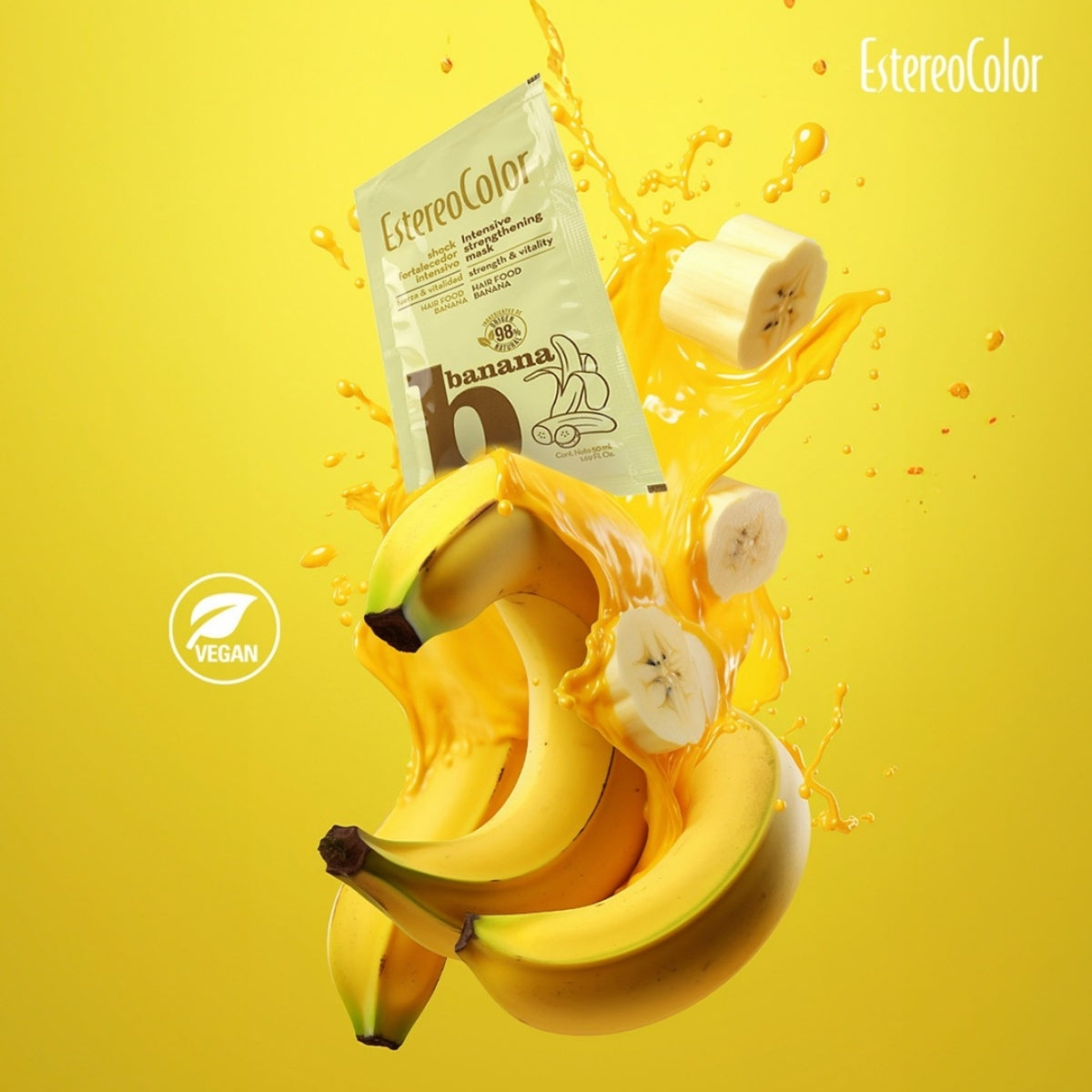 Mascarilla Capilar Shock Nutrición Banana Estereocolor