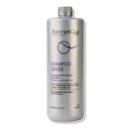 Shampoo Silver Cabellos Grises o Rubios Bonmetique