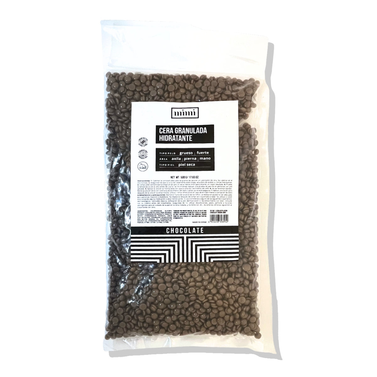 Cera Depilación Granulada Chocolate 500gr Mimi - 500 GR