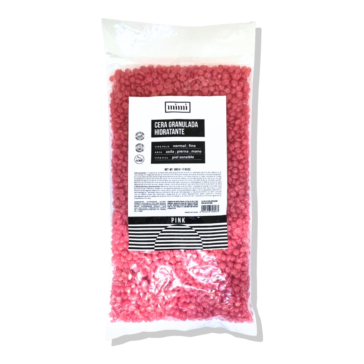 Cera Depilación Granulada 500gr Pink Mimi - 500 GRS