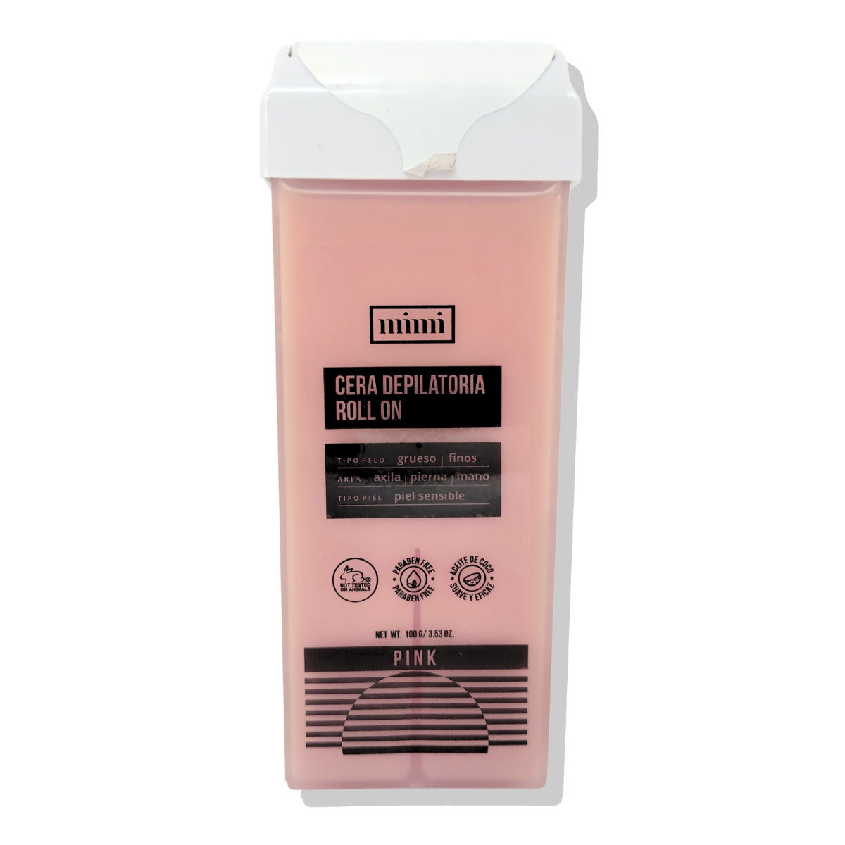 Cera Roll On Pink 100 G Mimi - 100 G