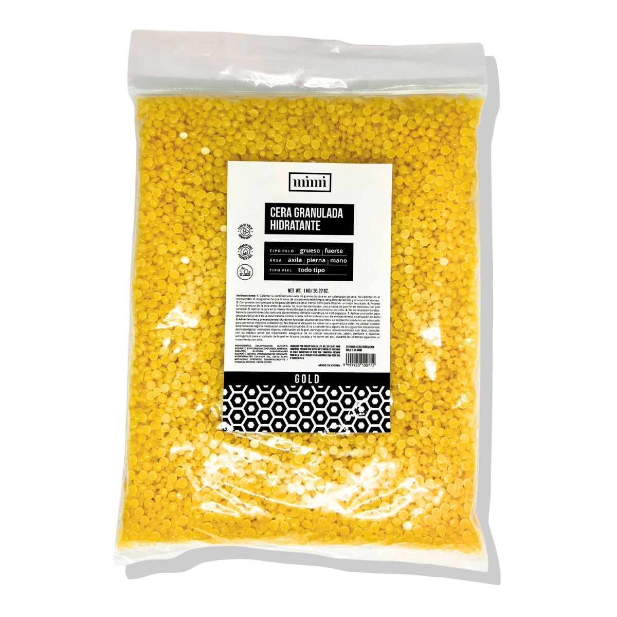 Cera Granulada Gold 1 Kilo Mimi - 1 KG