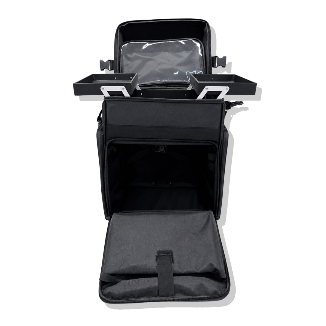 Maleta De Tela Con Ruedas Negra Tt-0080T-B Ricco