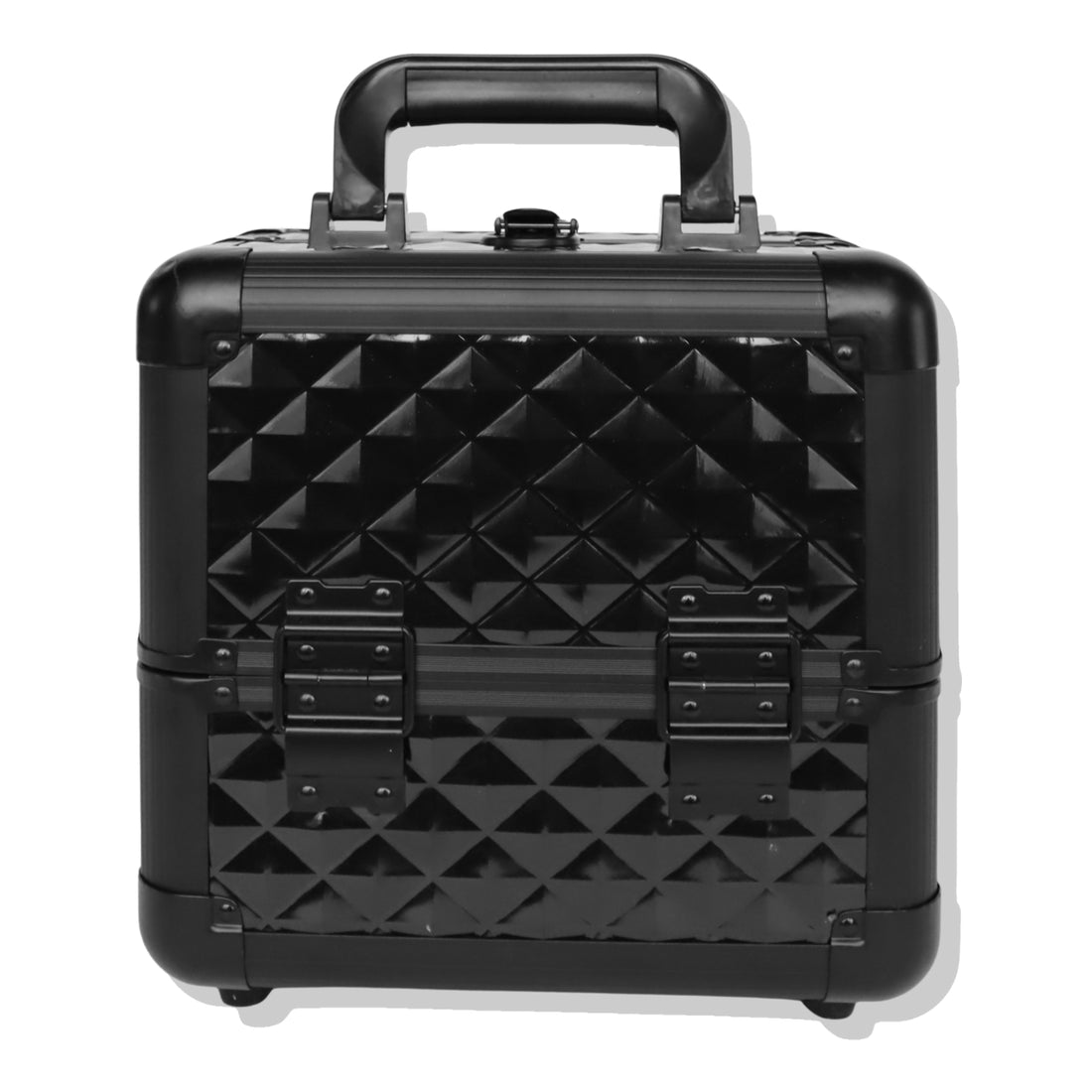 Maletín De Maquillaje Negro Con Compartimientos Mimi