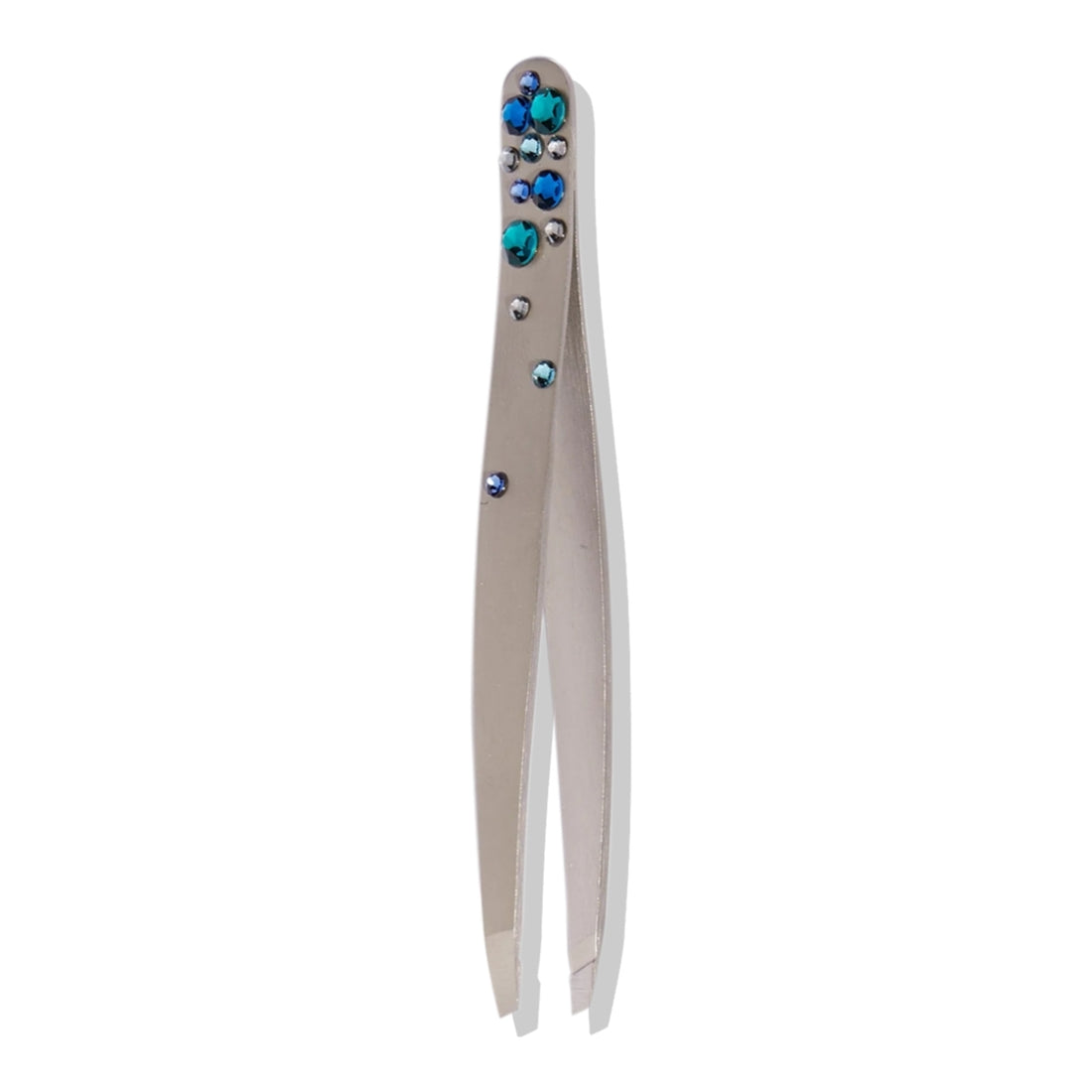 Pinza Cejas Slant Matt Con Cristales Mimi
