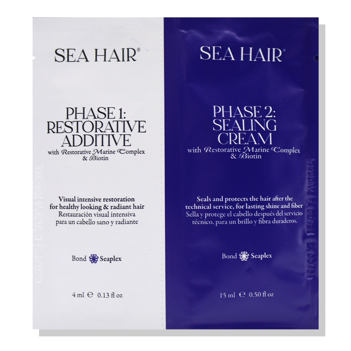 Tratamiento Reestructurante Seaplex Bond Fase 1 + Fase 2 Sea Hair