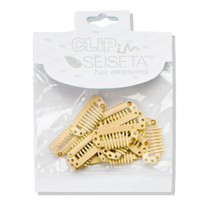 Pinza Extension Micropinza Beige 12Pc 9T-Be Seiseta