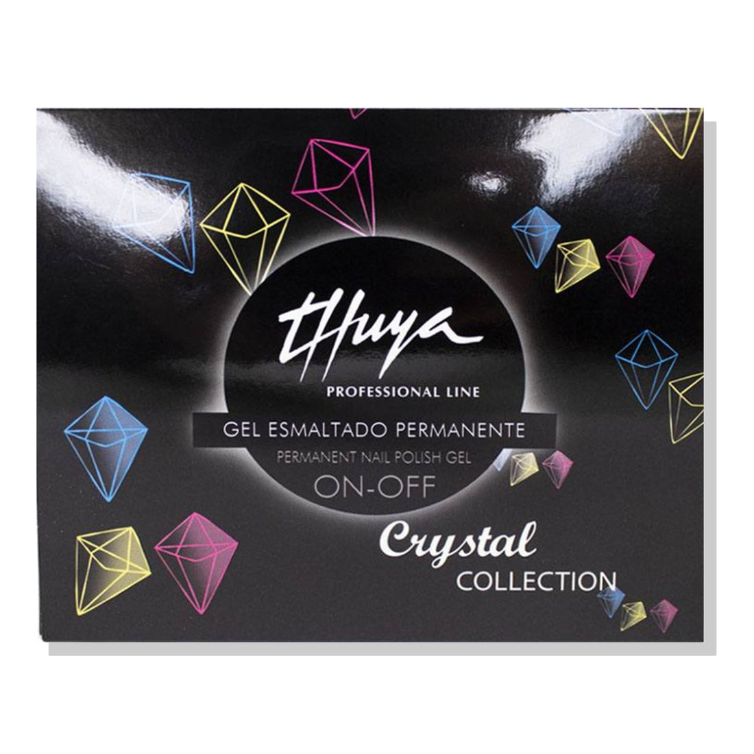 Kit Esmaltes Permanente Crystal Gel On Off Thuya