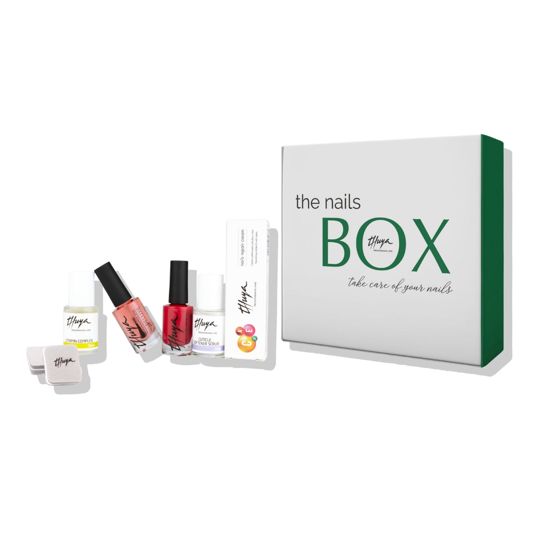 Kit Cuidado De Uñas The Nails Box Thuya