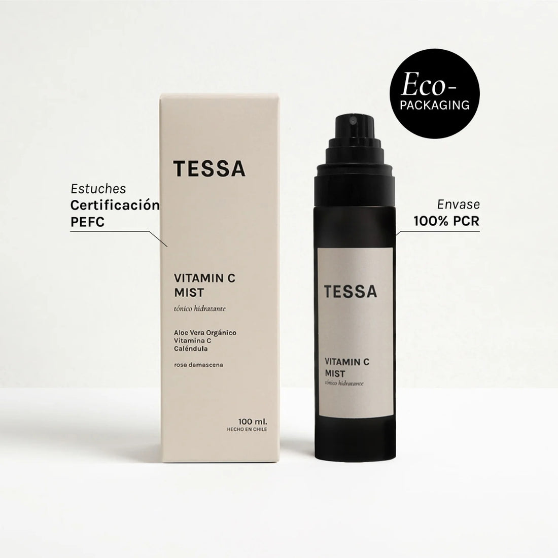 Tónico Facial Con Vitamina C Mist Tessa